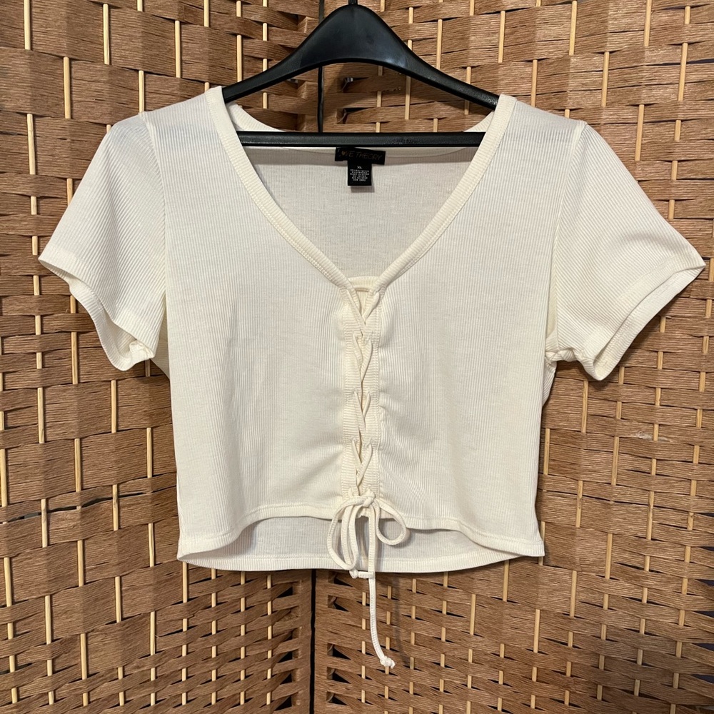 NWOT Love Theory Cropped Top